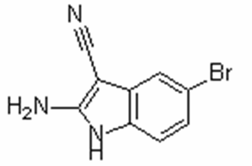 Cas 1242140_64_2 2_amino_5_bromo_1H_indole_3_carbonitrile